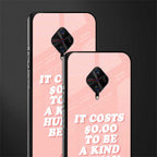 be a kind human being glass case for vivo s1 pro image-2