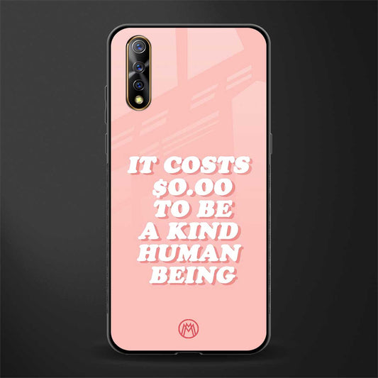 be a kind human being glass case for vivo s1 image