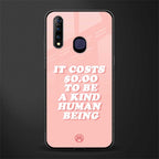 be a kind human being glass case for vivo z1 pro image