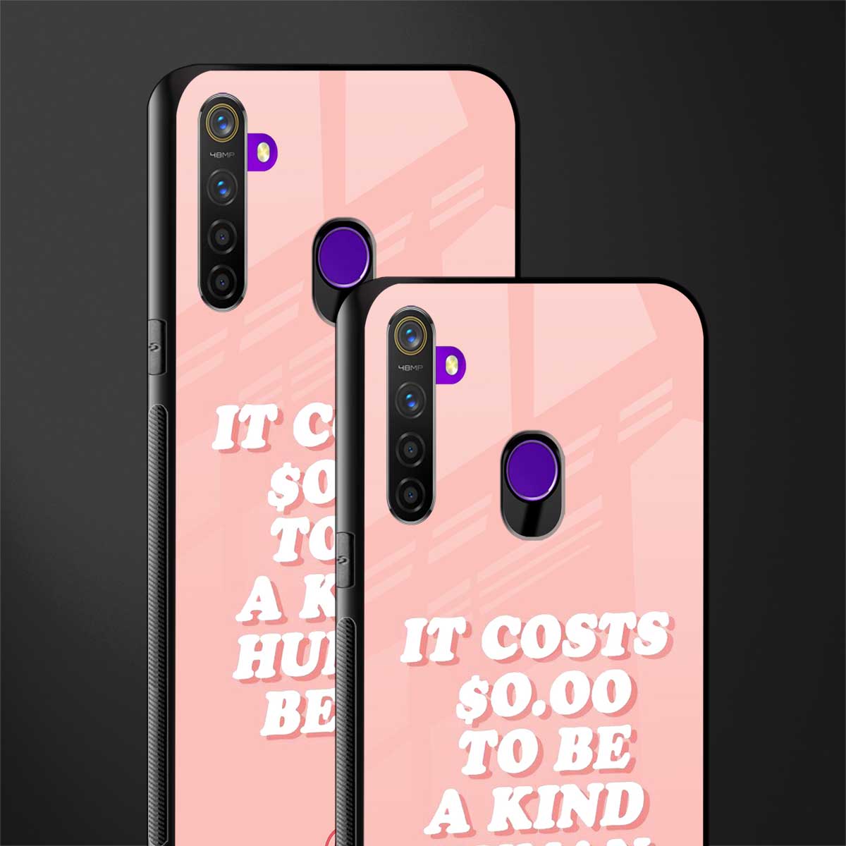 be a kind human being glass case for realme narzo 10 image-2