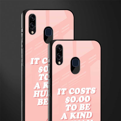 be a kind human being glass case for samsung galaxy a30 image-2