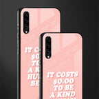 be a kind human being glass case for samsung galaxy a70s image-2