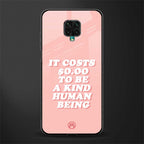 be a kind human being glass case for poco m2 pro image