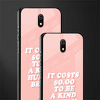 be a kind human being glass case for redmi 8a image-2