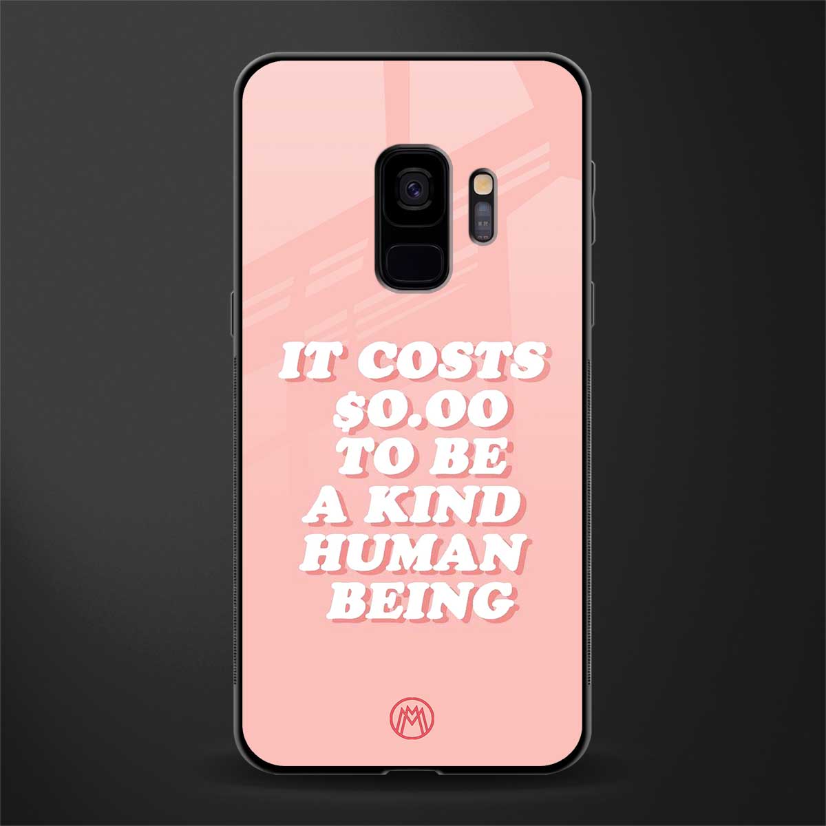 be a kind human being glass case for samsung galaxy s9 image