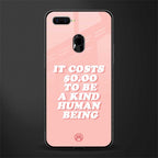 be a kind human being glass case for oppo a12 image