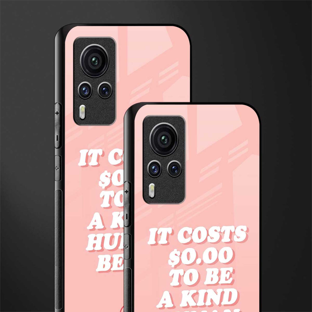 be a kind human being glass case for vivo x60 pro image-2