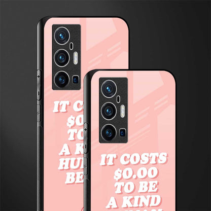 be a kind human being glass case for vivo x70 pro plus image-2