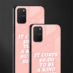 be a kind human being glass case for samsung galaxy s10 lite image-2