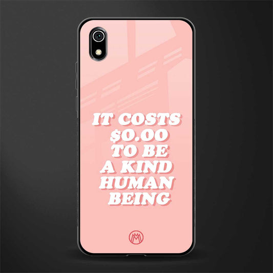 be a kind human being glass case for redmi 7a image