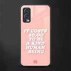 be a kind human being glass case for oneplus nord 2 5g image