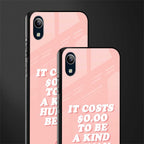 be a kind human being glass case for vivo y91i image-2