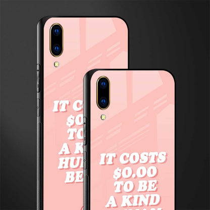 be a kind human being glass case for vivo v11 pro image-2