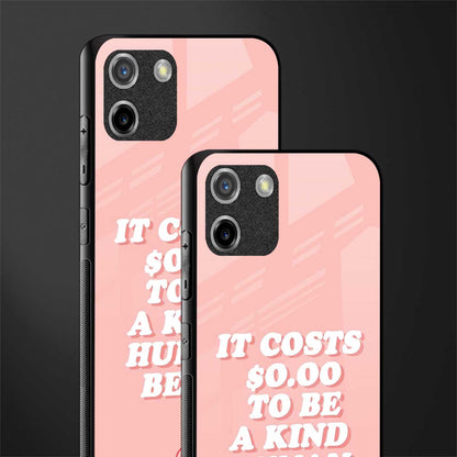 be a kind human being glass case for realme c11 image-2