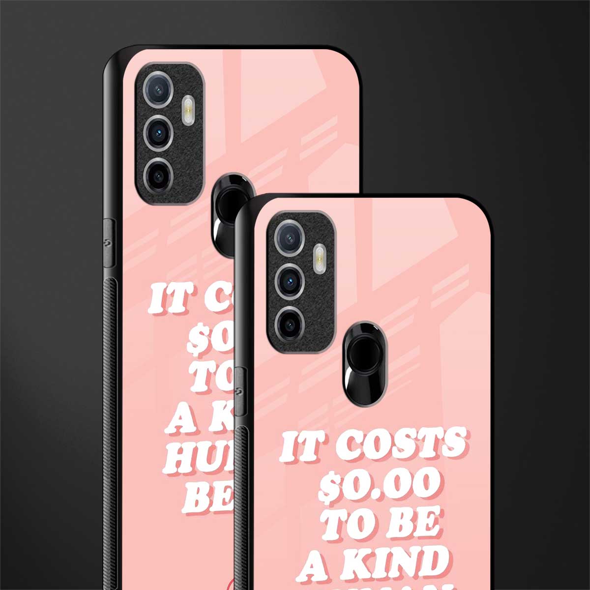 be a kind human being glass case for oppo a53 image-2