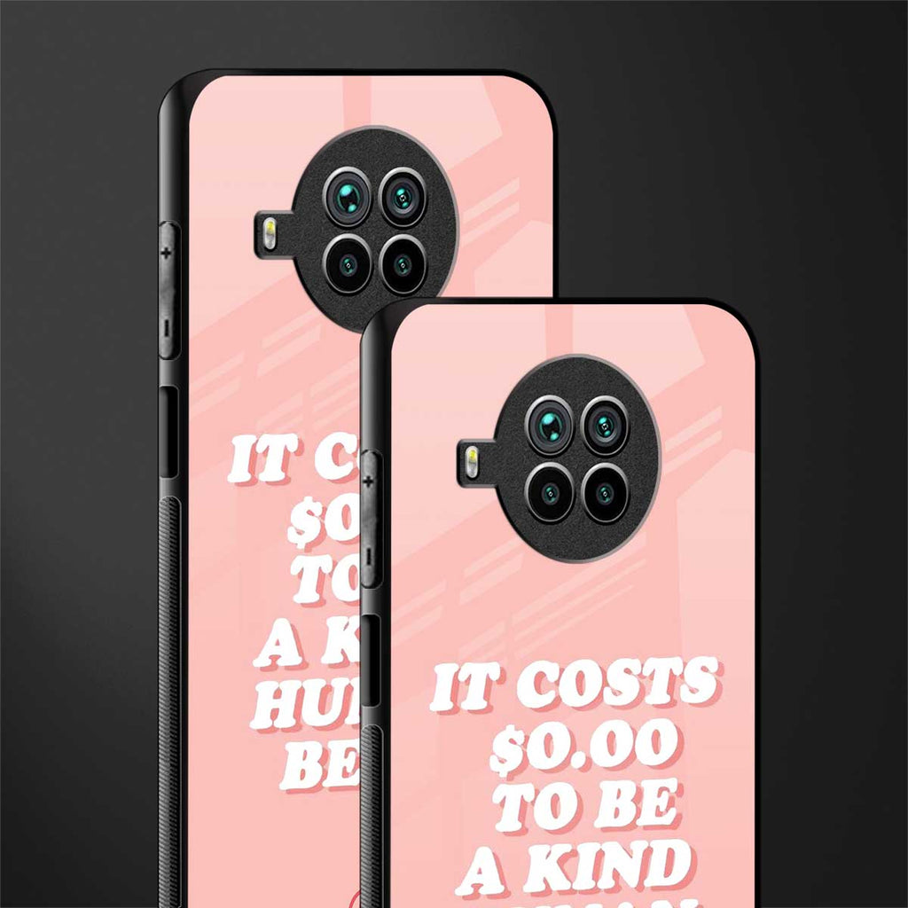 be a kind human being glass case for mi 10i image-2