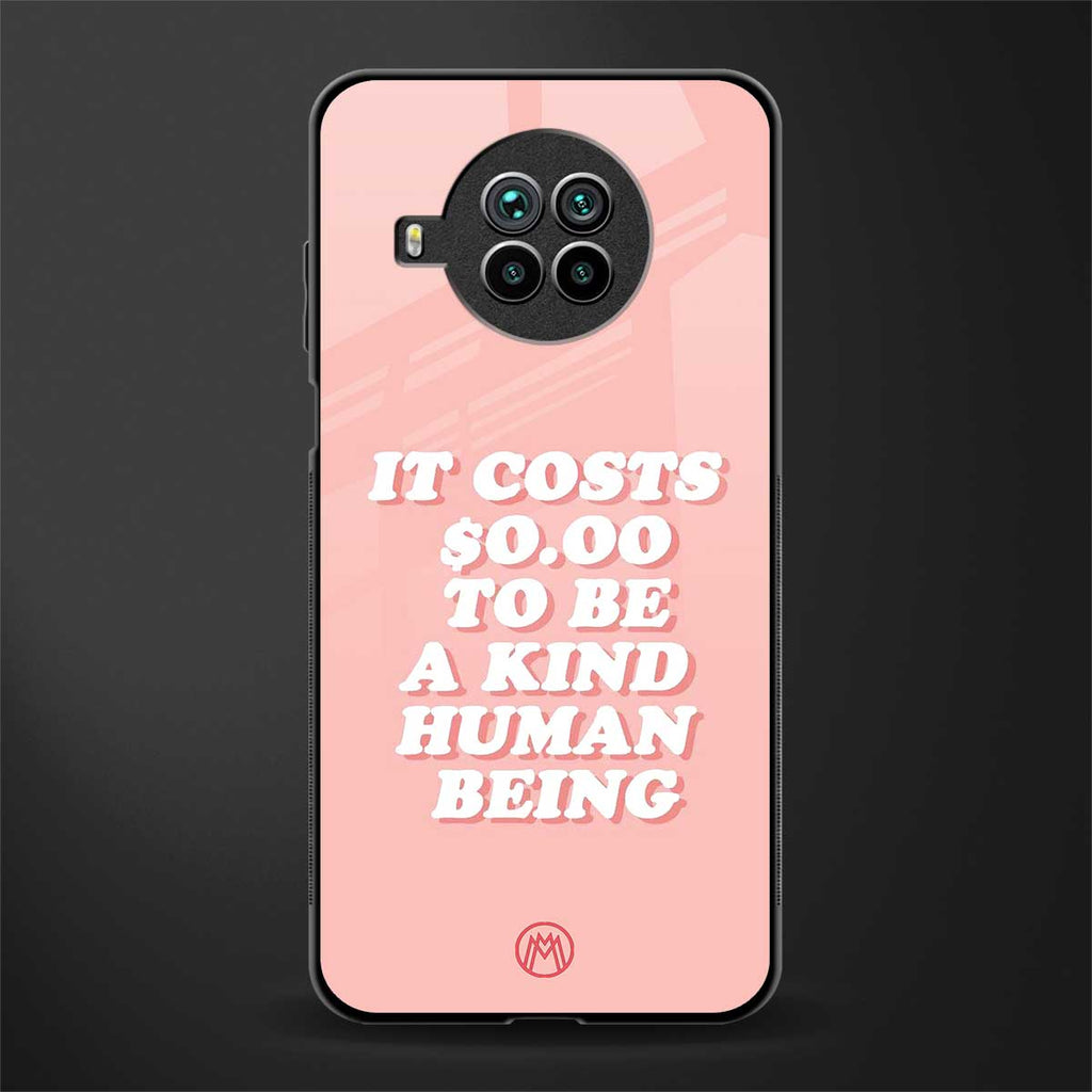 be a kind human being glass case for mi 10i image