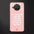 be a kind human being glass case for mi 10i image