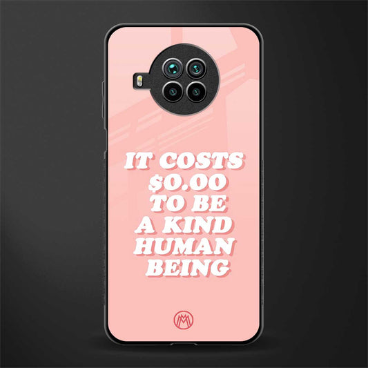 be a kind human being glass case for mi 10i image