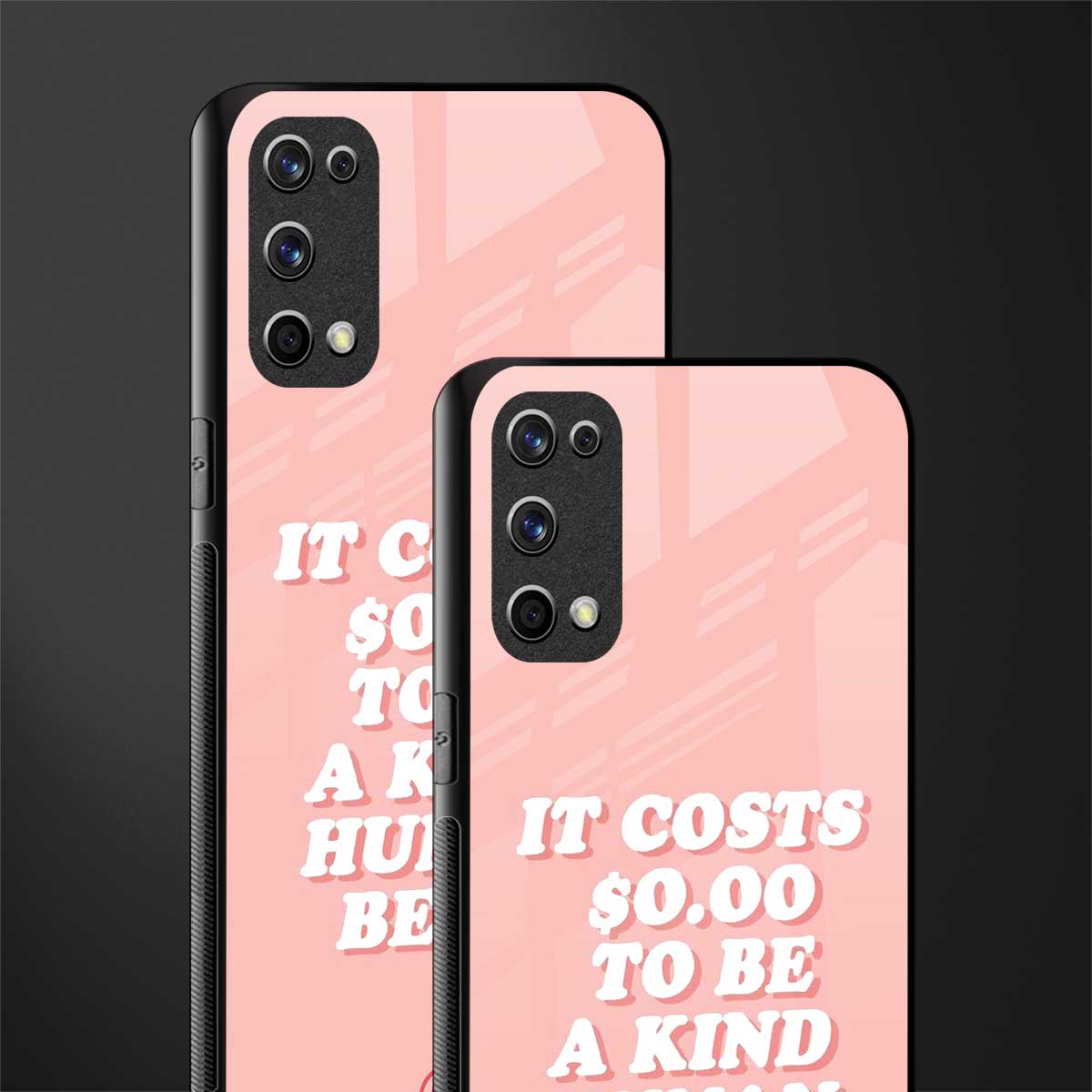 be a kind human being glass case for realme x7 pro image-2