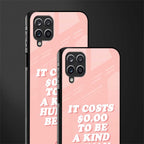 be a kind human being glass case for samsung galaxy a12 image-2