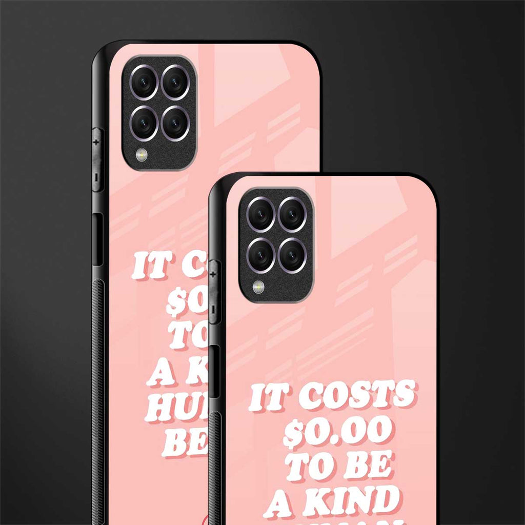 be a kind human being glass case for samsung galaxy f62 image-2