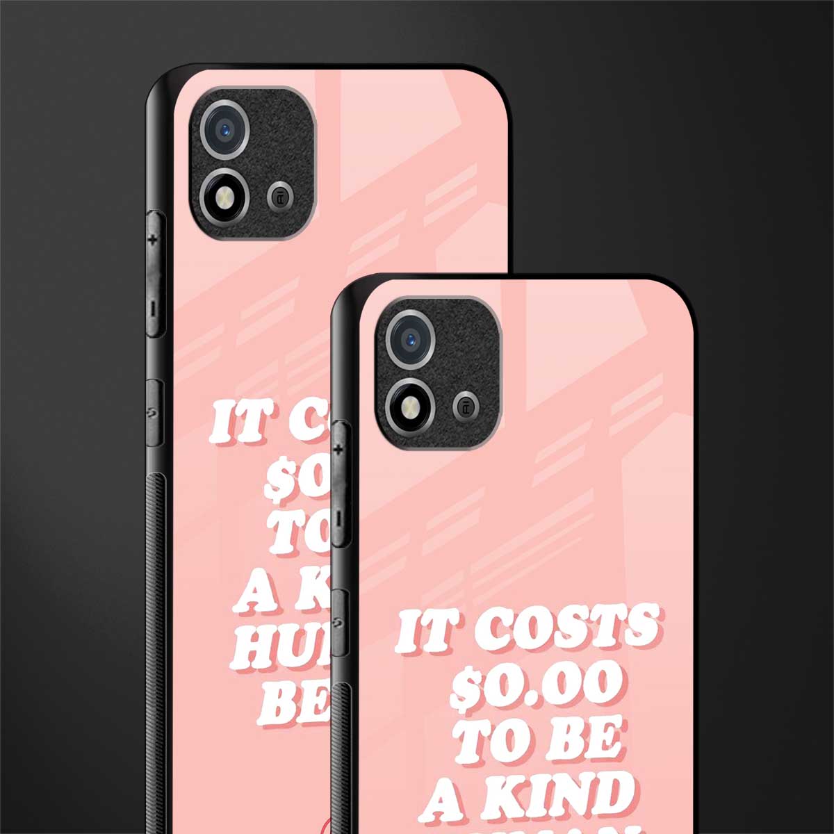 be a kind human being glass case for realme c20 image-2