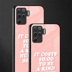 be a kind human being glass case for oppo f19 pro image-2