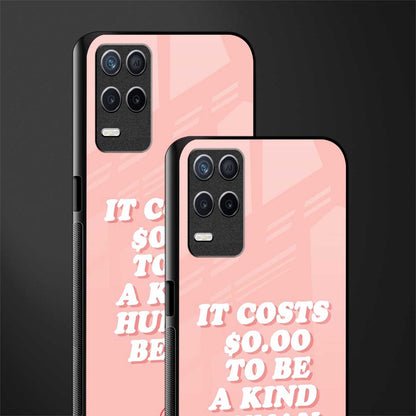 be a kind human being glass case for realme 8s 5g image-2