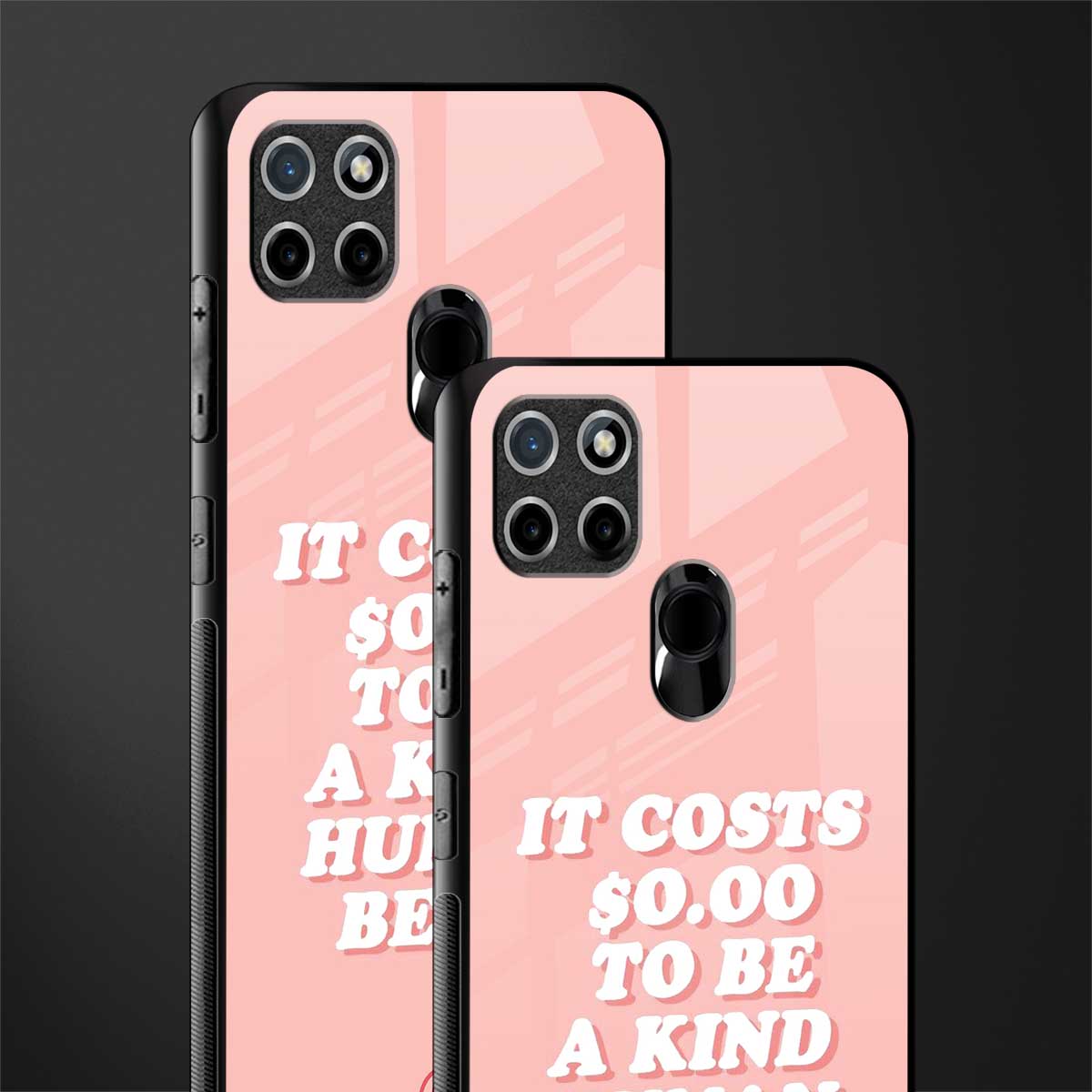 be a kind human being glass case for realme c21y image-2