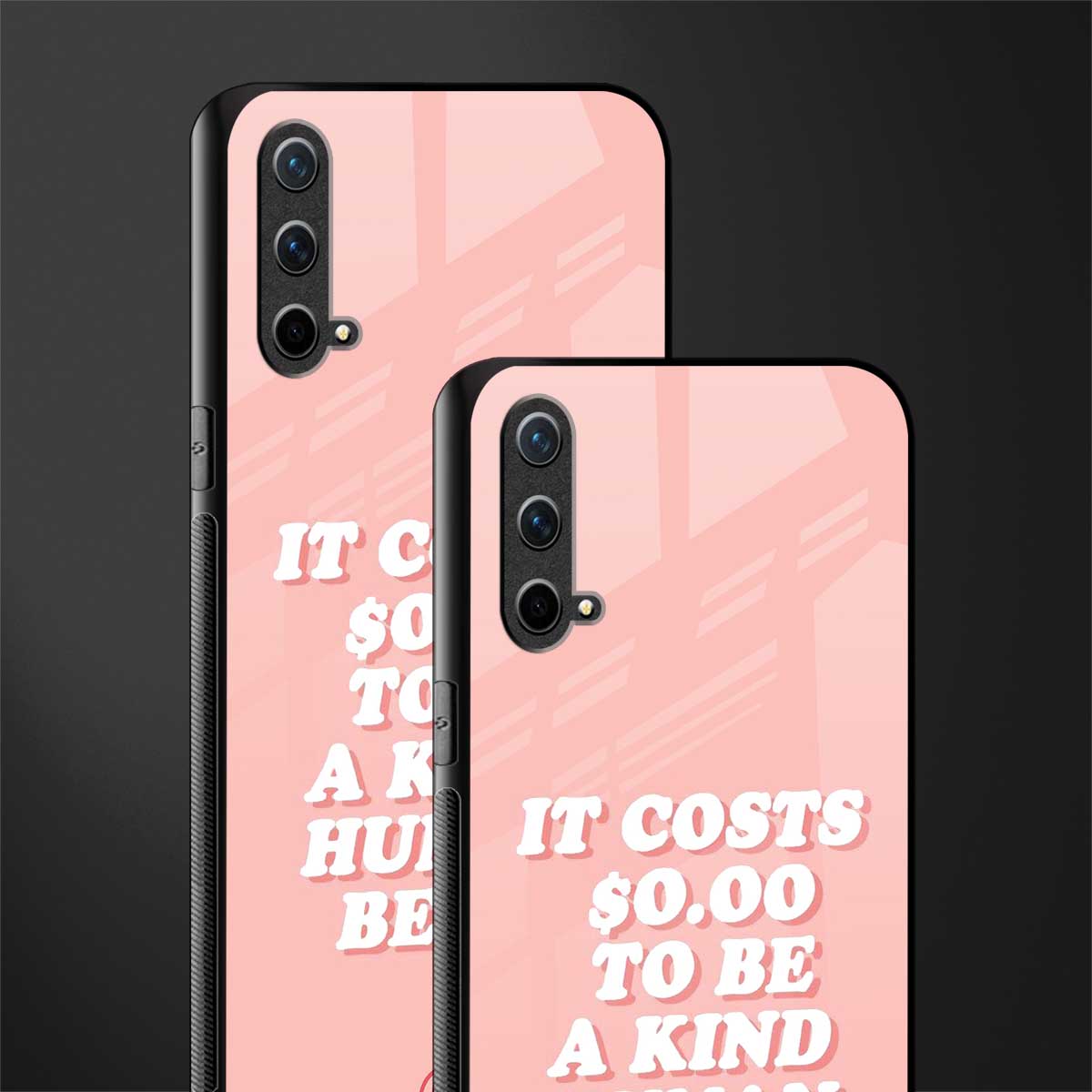 be a kind human being glass case for oneplus nord ce 5g image-2