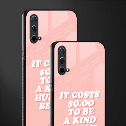 be a kind human being glass case for oneplus nord ce 5g image-2