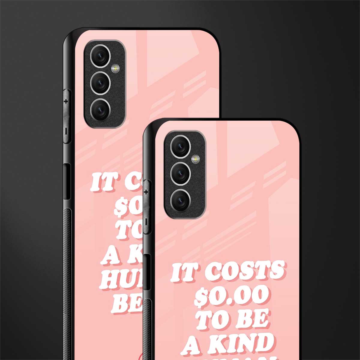be a kind human being glass case for samsung galaxy m52 5g image-2