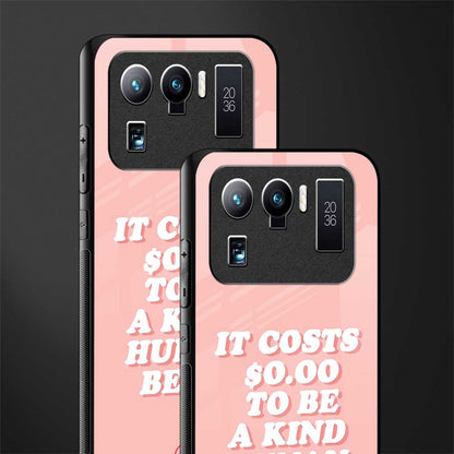 be a kind human being glass case for mi 11 ultra 5g image-2