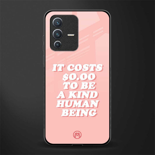 be a kind human being glass case for vivo v23 5g image