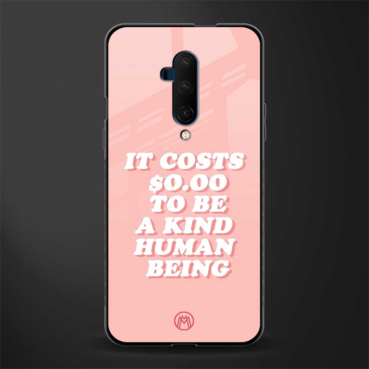 be a kind human being glass case for oneplus 7t pro image