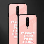 be a kind human being glass case for oneplus 7 pro image-2