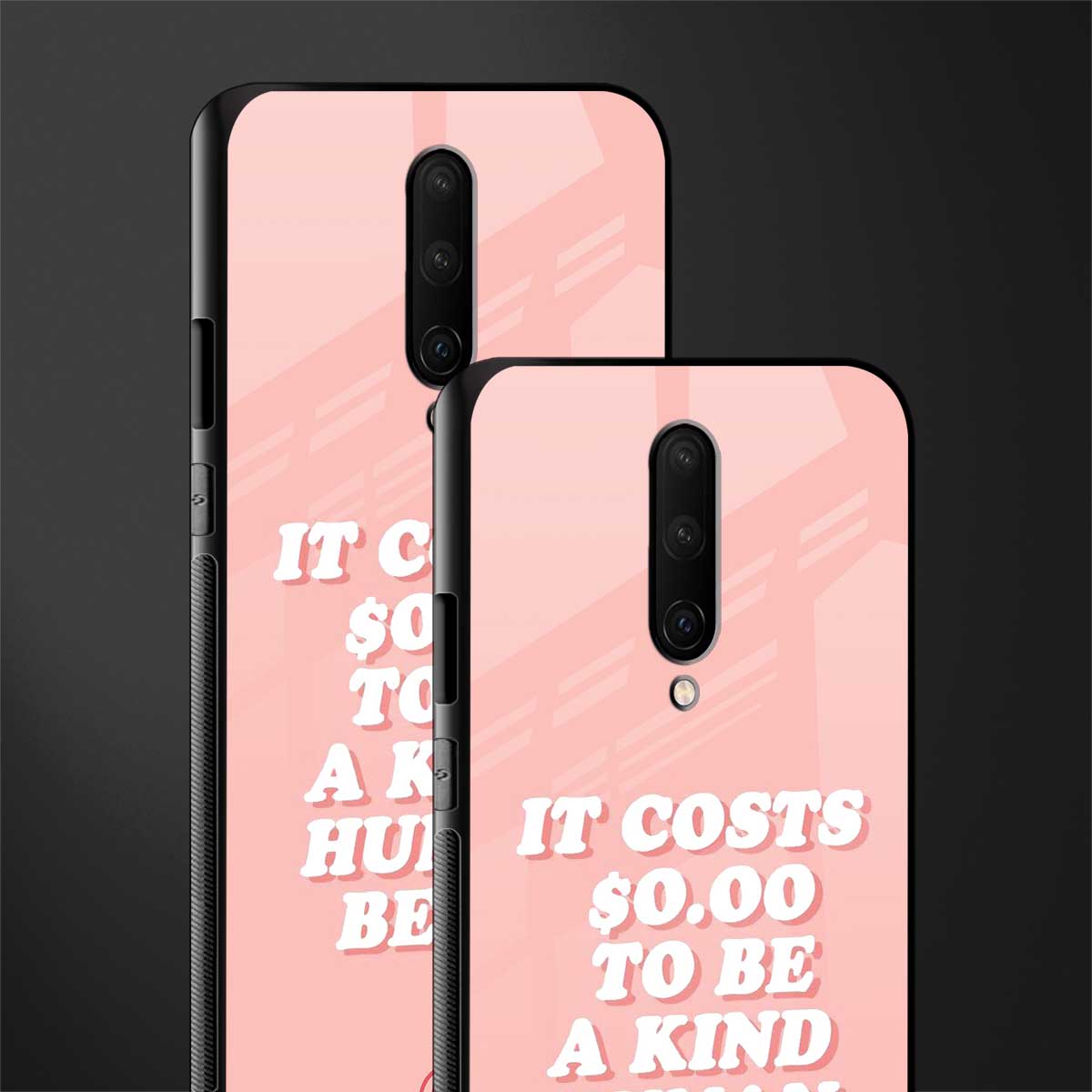 be a kind human being glass case for oneplus 7 pro image-2