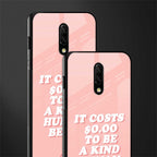 be a kind human being glass case for oneplus 7 image-2