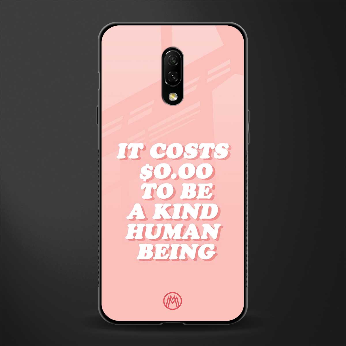 be a kind human being glass case for oneplus 7 image