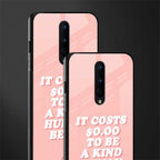 be a kind human being glass case for oneplus 8 image-2