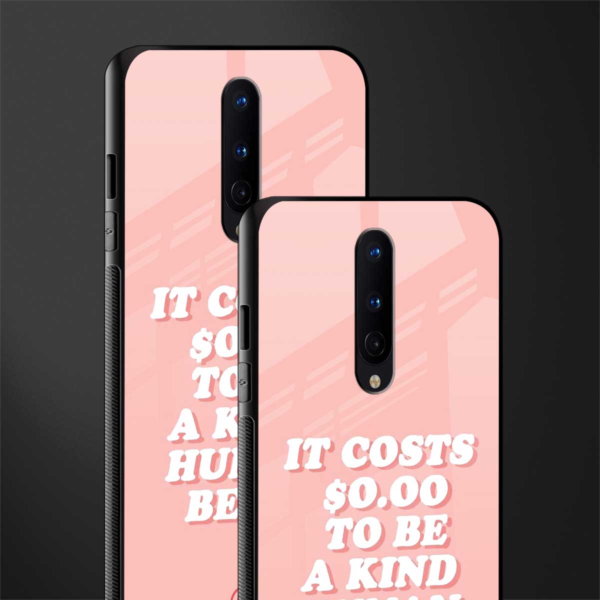 be a kind human being glass case for oneplus 8 image-2