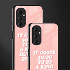 be a kind human being back phone cover | glass case for samsung galaxy a14 5g
