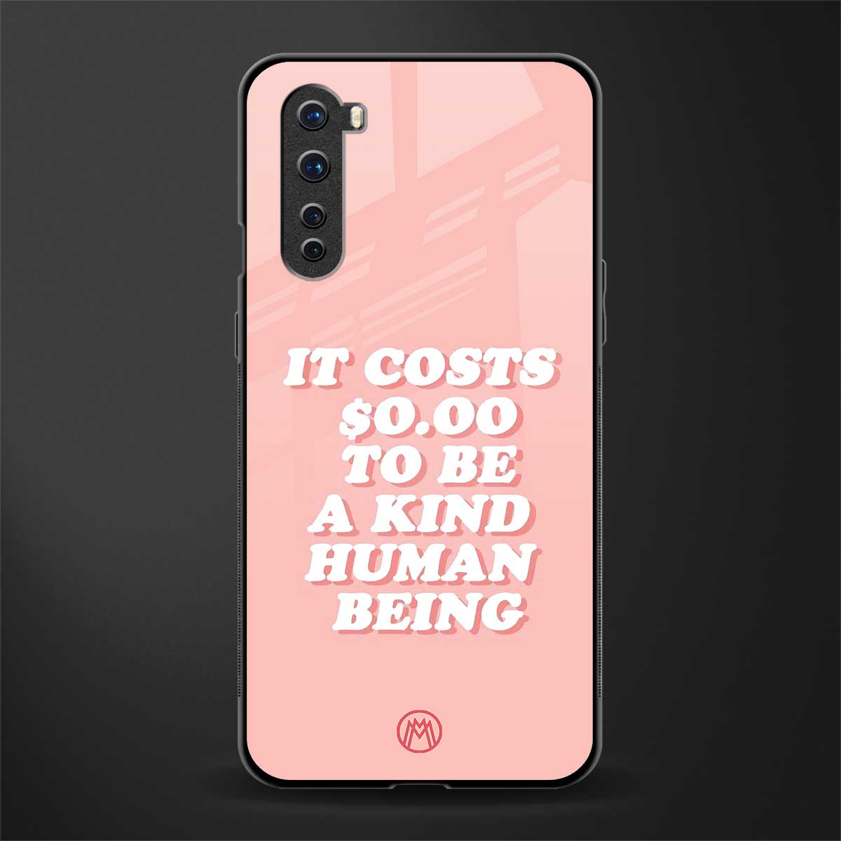 be a kind human being glass case for oneplus nord ac2001 image