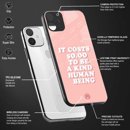 be a kind human being glass case for iphone 6 image-4