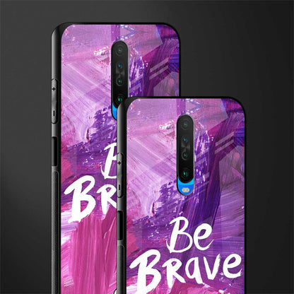 be brave glass case for poco x2 image-2