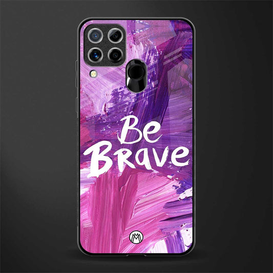 be brave glass case for realme c15 image