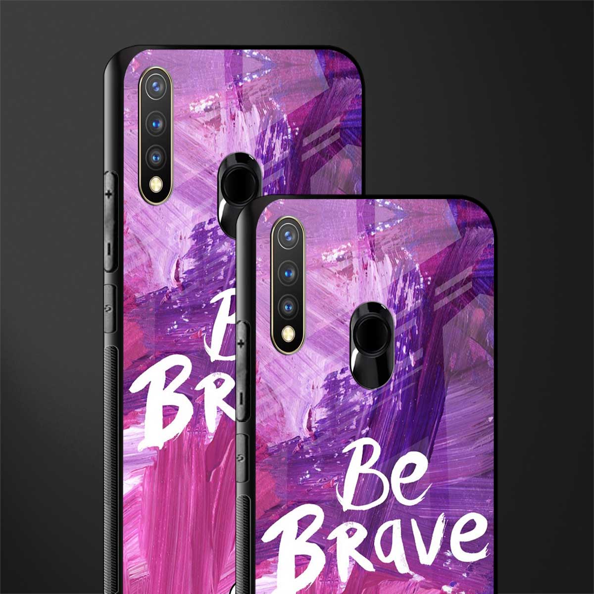 be brave glass case for vivo u20 image-2