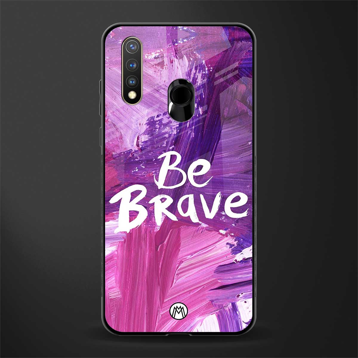 be brave glass case for vivo u20 image