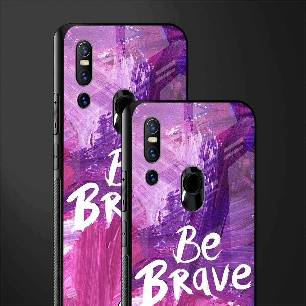 be brave glass case for vivo v15 image-2